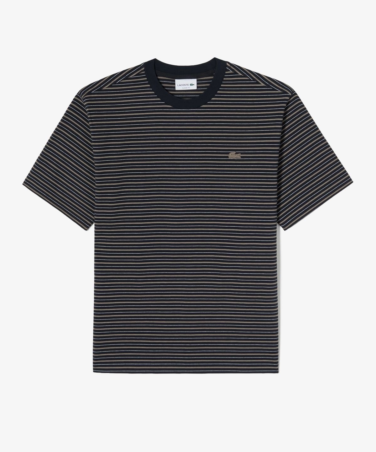 라코스테(LACOSTE) 남성 멀티 스트라이프 반팔 티셔츠 TH753E-56G 166