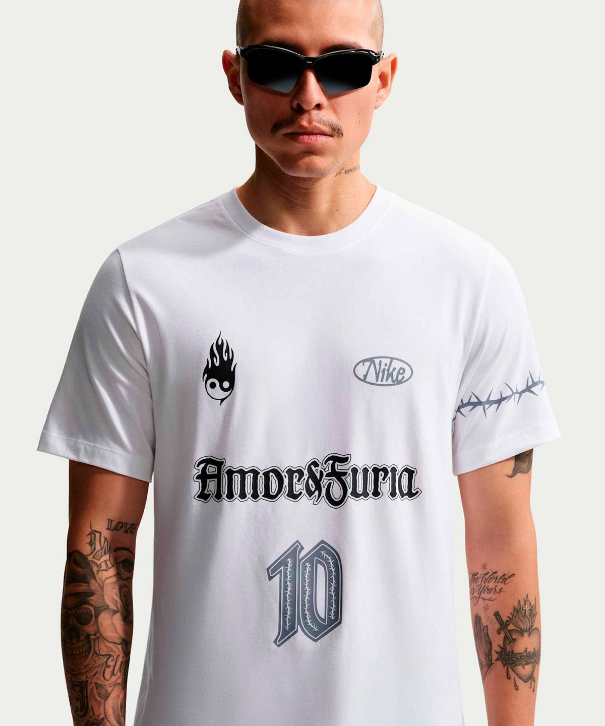 나이키(NIKE) 스포츠웨어 티셔츠 M  - 화이트 / IR6861-100