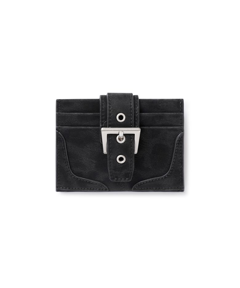 BUCKLE BRIDGE POCKET - LEOPARD BLACK