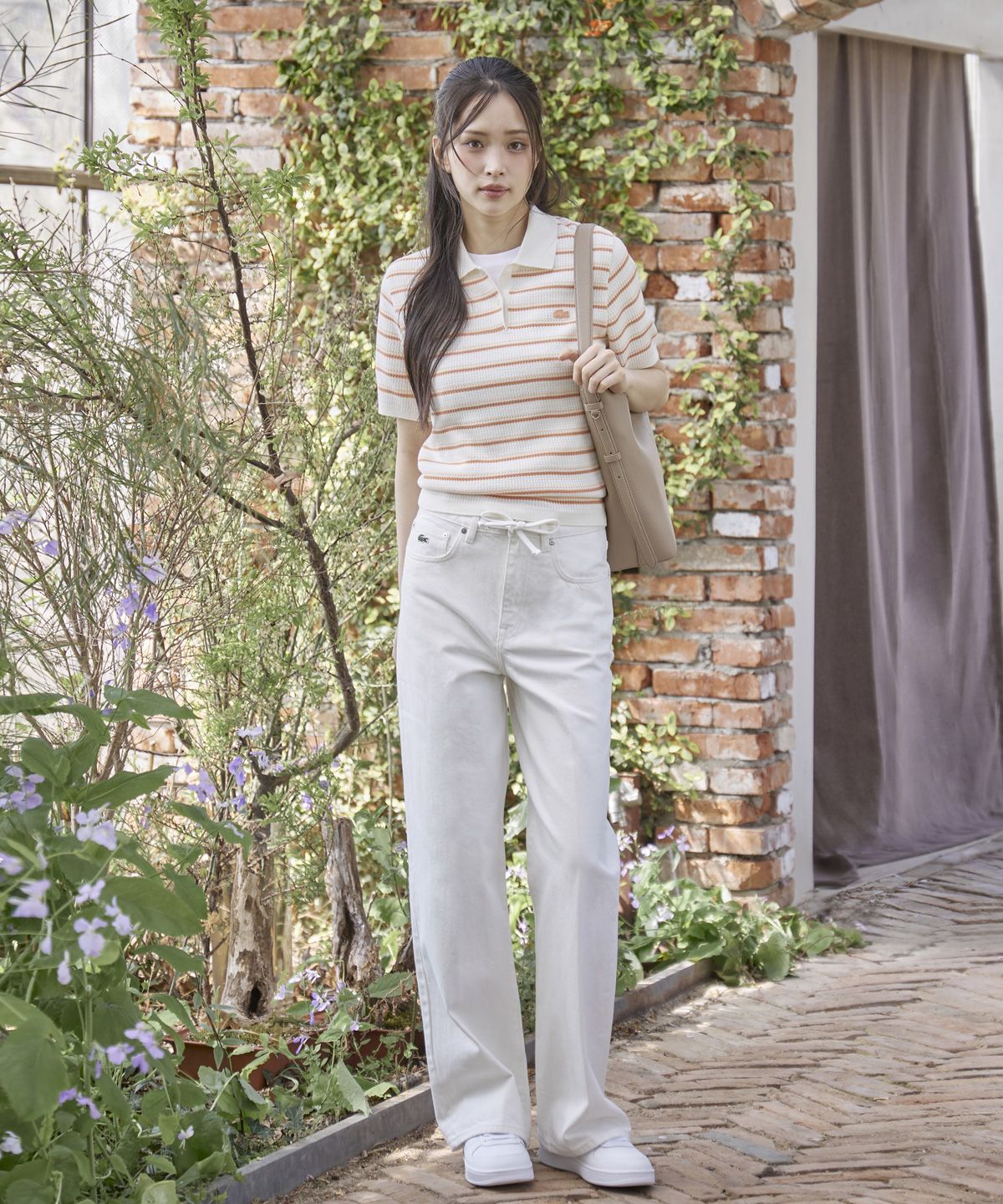 라코스테(LACOSTE) 여성 썸머 데님팬츠 HF4623-56G 001