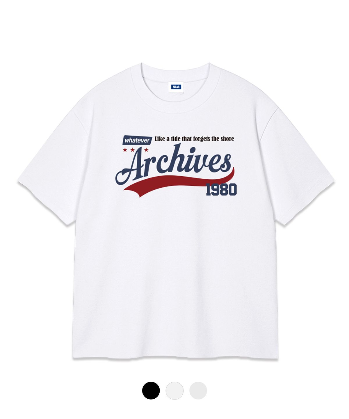 엔티이티(NTET) whatever archives over fit t-shirt (3color)