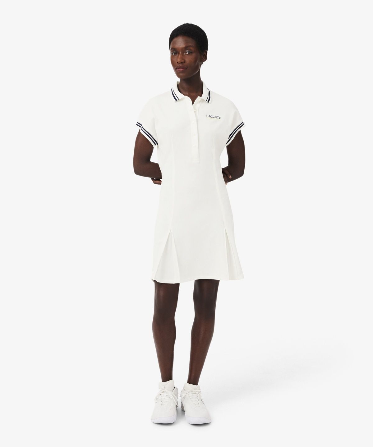 라코스테(LACOSTE) 여성 롤랑가로스 테니스 피케 드레스 EF0584-56G 70V