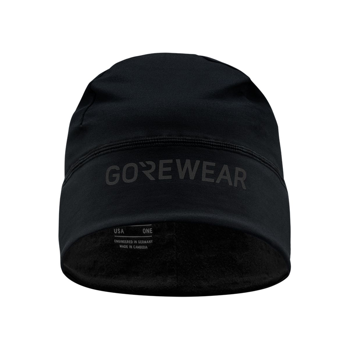 고어웨어(GOREWEAR) 에센스 써모 비니 - 블랙 (겨울 기모 비니 러닝 스포츠)