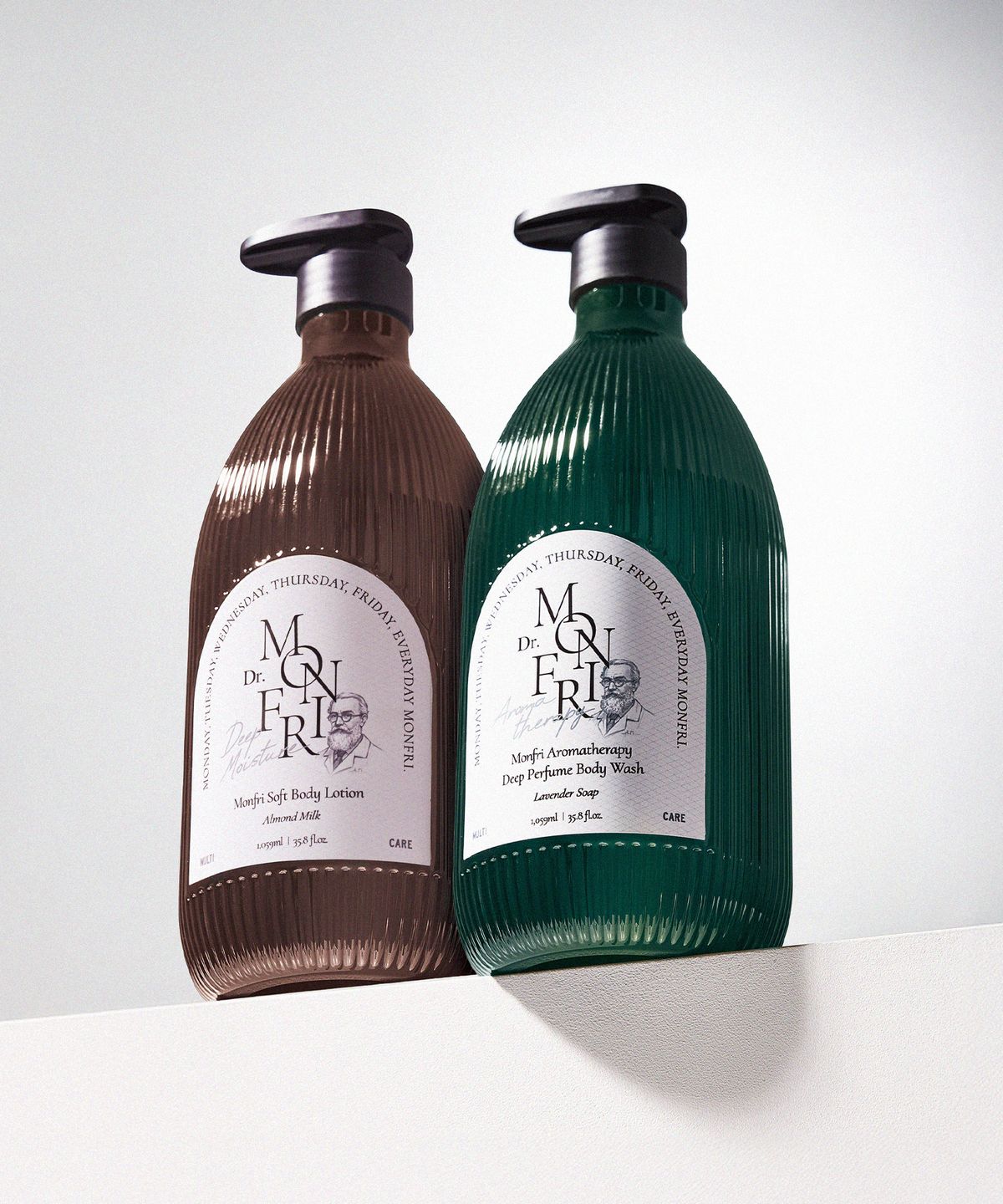 먼프리(MONFRI) [바디워시+로션세트] 아로마 바디워시 1059ml + 먼프리 고보습 바디로션 1059ml 1개입