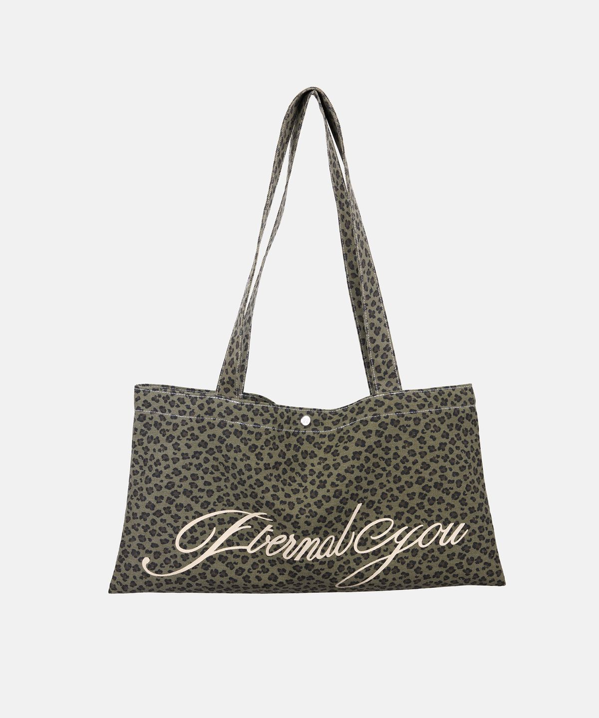 이터널유(ETERNALYOU) SUGAR STAMP BAG (LEOPARD KHAKI)
