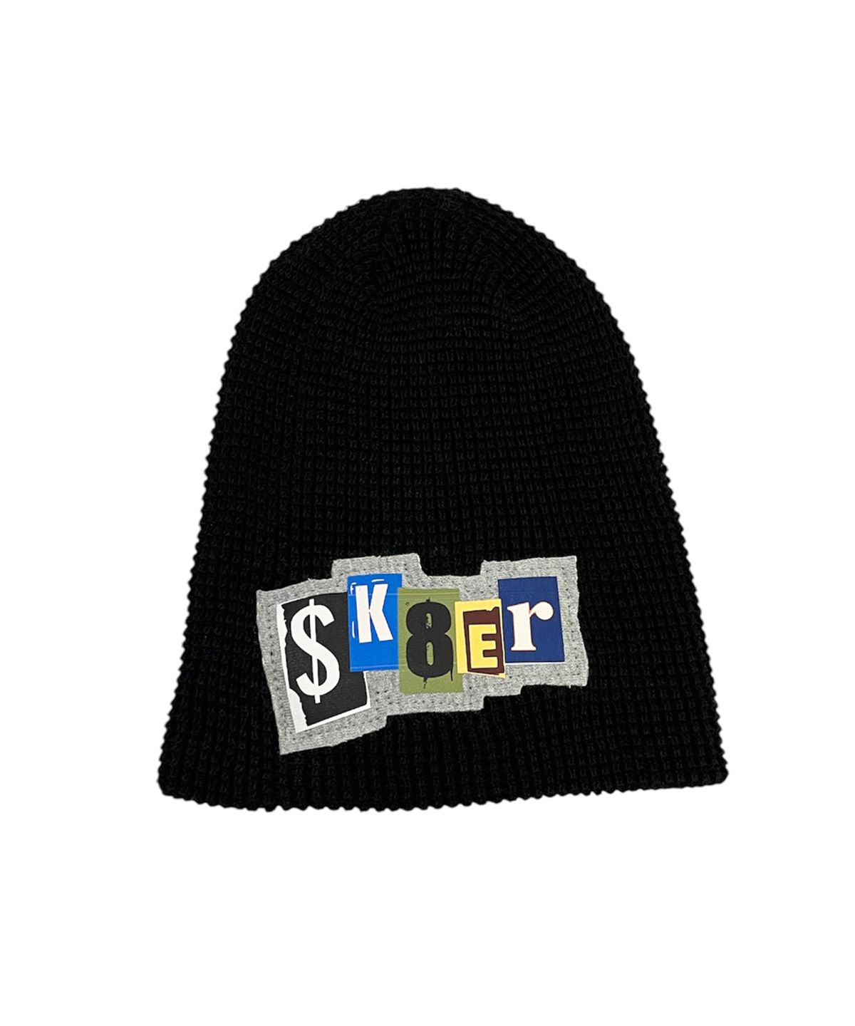 스케이터락(SK8ER ROCK) Collage Pop Logo Beanie ((Black))