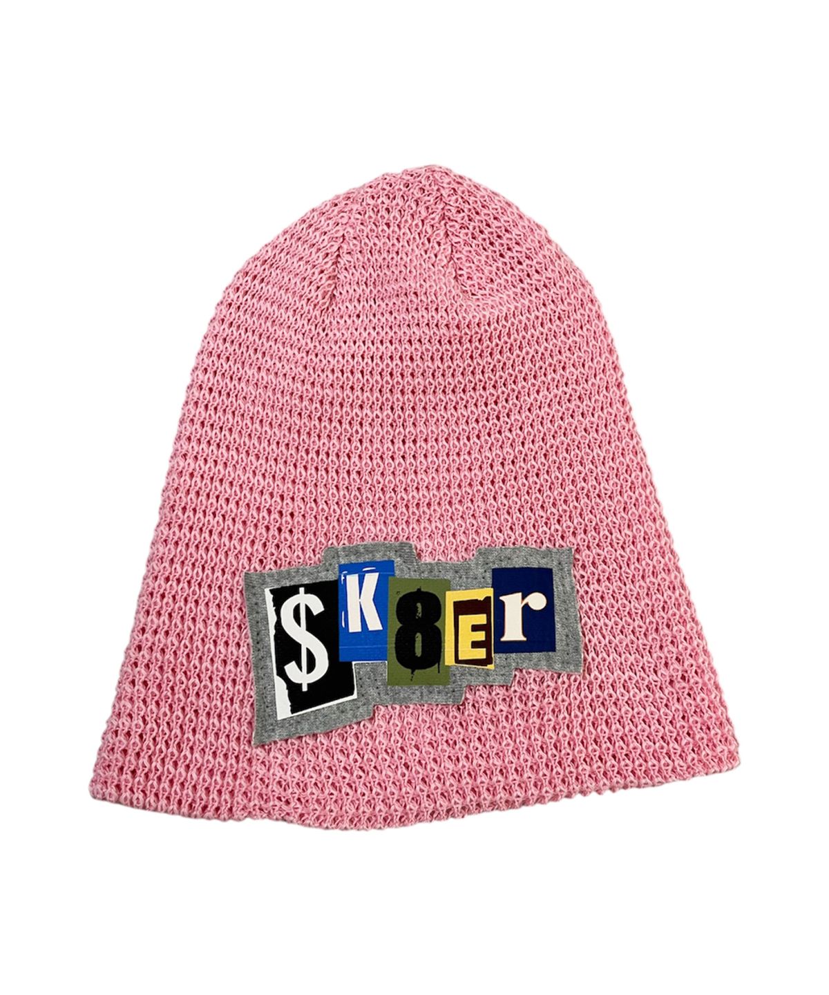 스케이터락(SK8ER ROCK) Collage Pop Logo Beanie ((pink))
