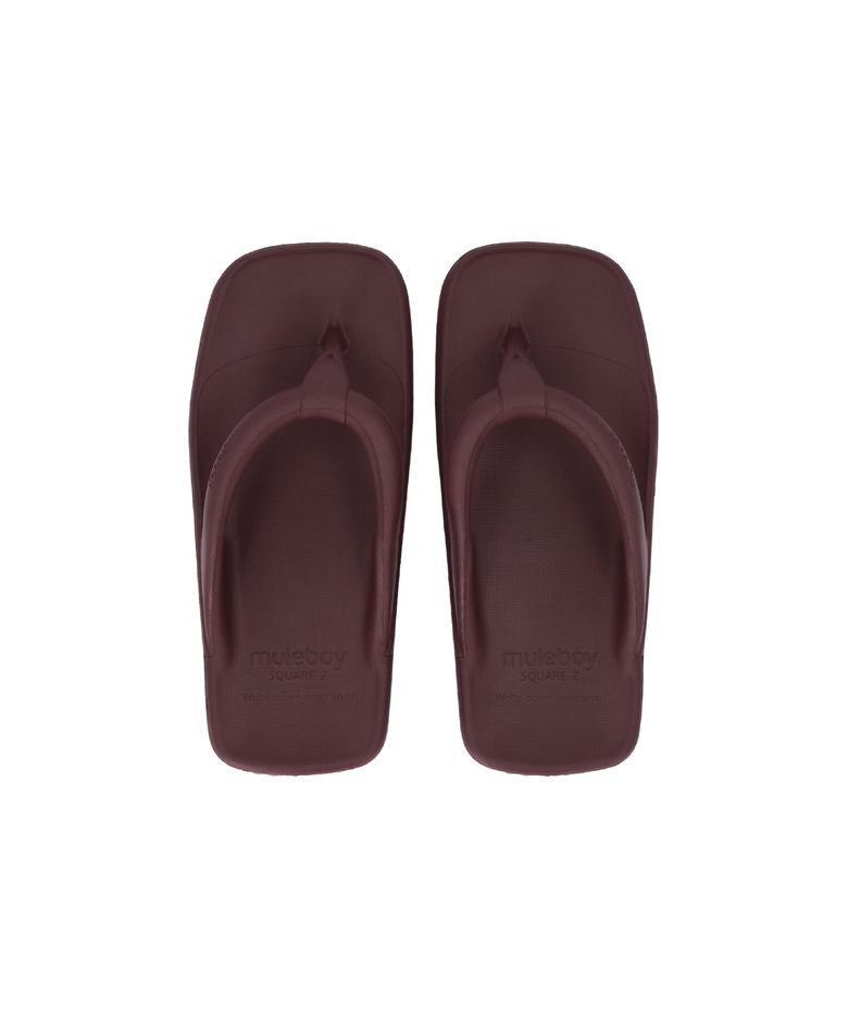스퀘어 제트 플립플랍 버건디(BURGUNDY)