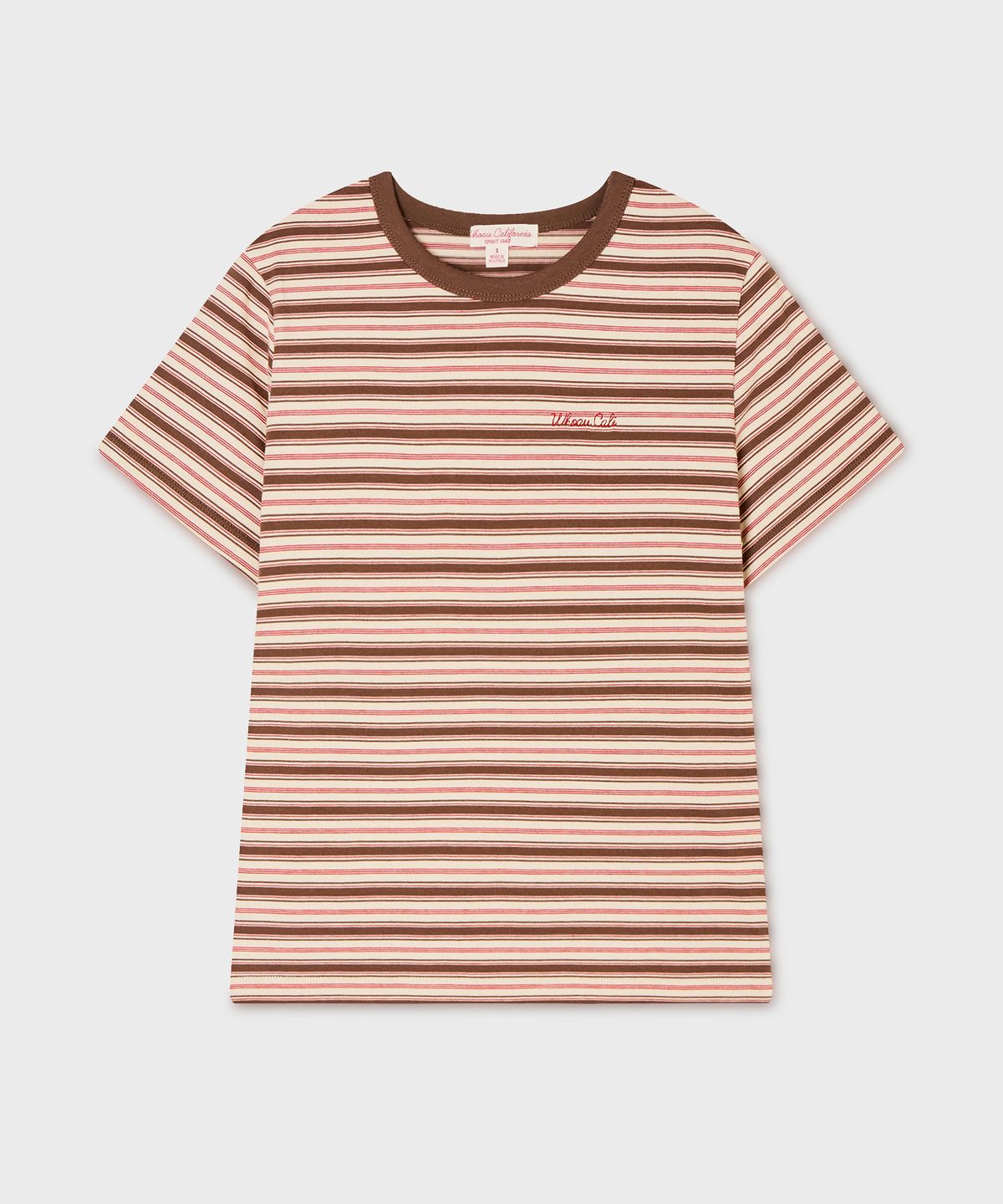 후아유(WHO.A.U) Multi Stripe T-shirt(F) / WHRSG2671F