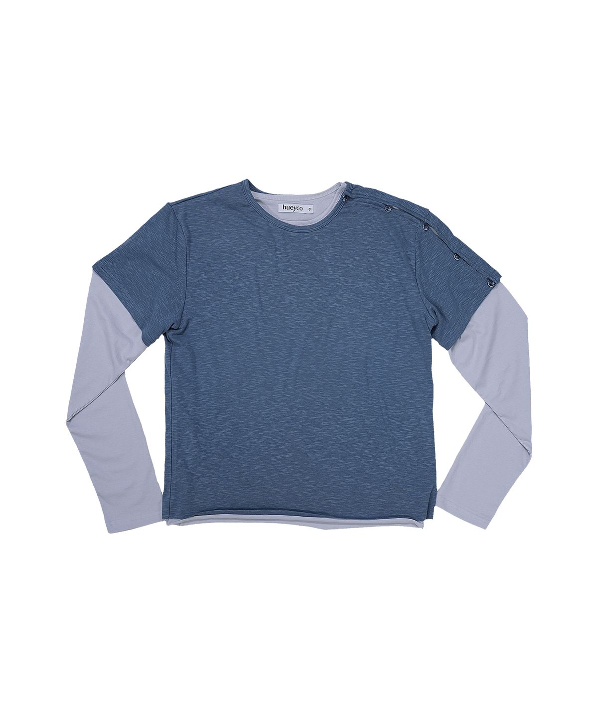 휴이(HUEY) Layered Sleeve Blue