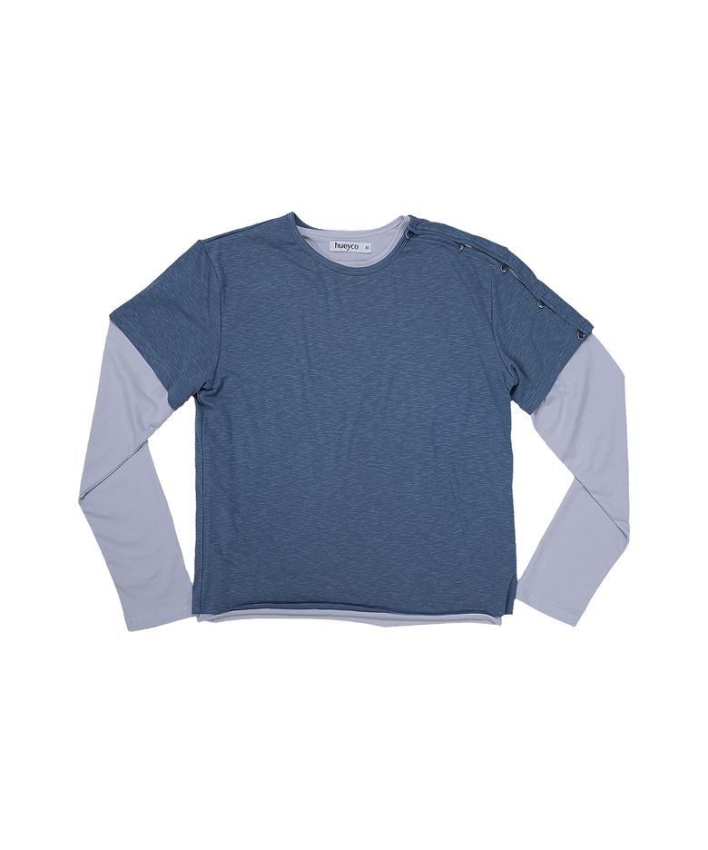 Layered Sleeve Blue