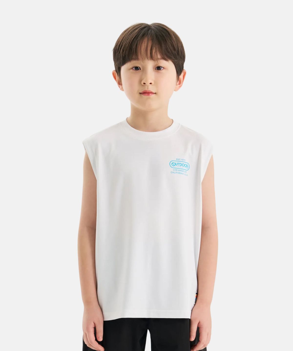 아웃도어 프로덕츠 키즈(OUTDOOR PRODUCTS KIDS) 쿨터치 백 그래픽 탱크탑 (오프 화이트) OD262ITK24_OWH