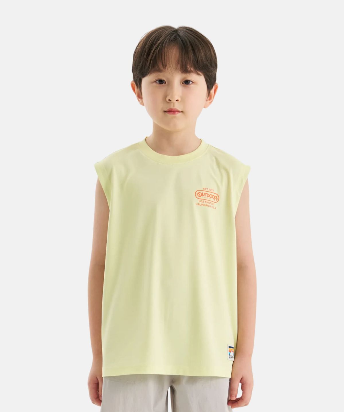 아웃도어 프로덕츠 키즈(OUTDOOR PRODUCTS KIDS) 쿨터치 백 그래픽 탱크탑 (레몬) OD262ITK24_LEM