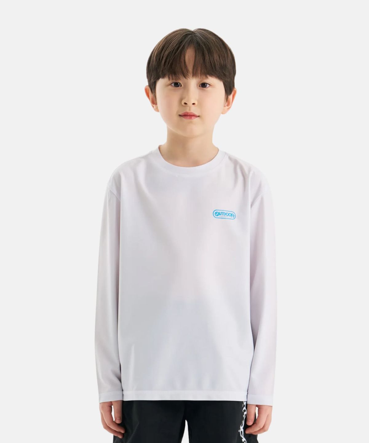 아웃도어 프로덕츠 키즈(OUTDOOR PRODUCTS KIDS) 긴팔 백 그래픽 워터 티셔츠 (오프 화이트) OD262ESW01_OWH
