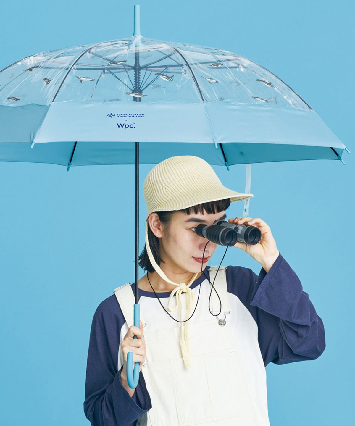 더블유피씨(W.P.C) 스위밍 펭귄 투명 장우산 PT-SD01-001
