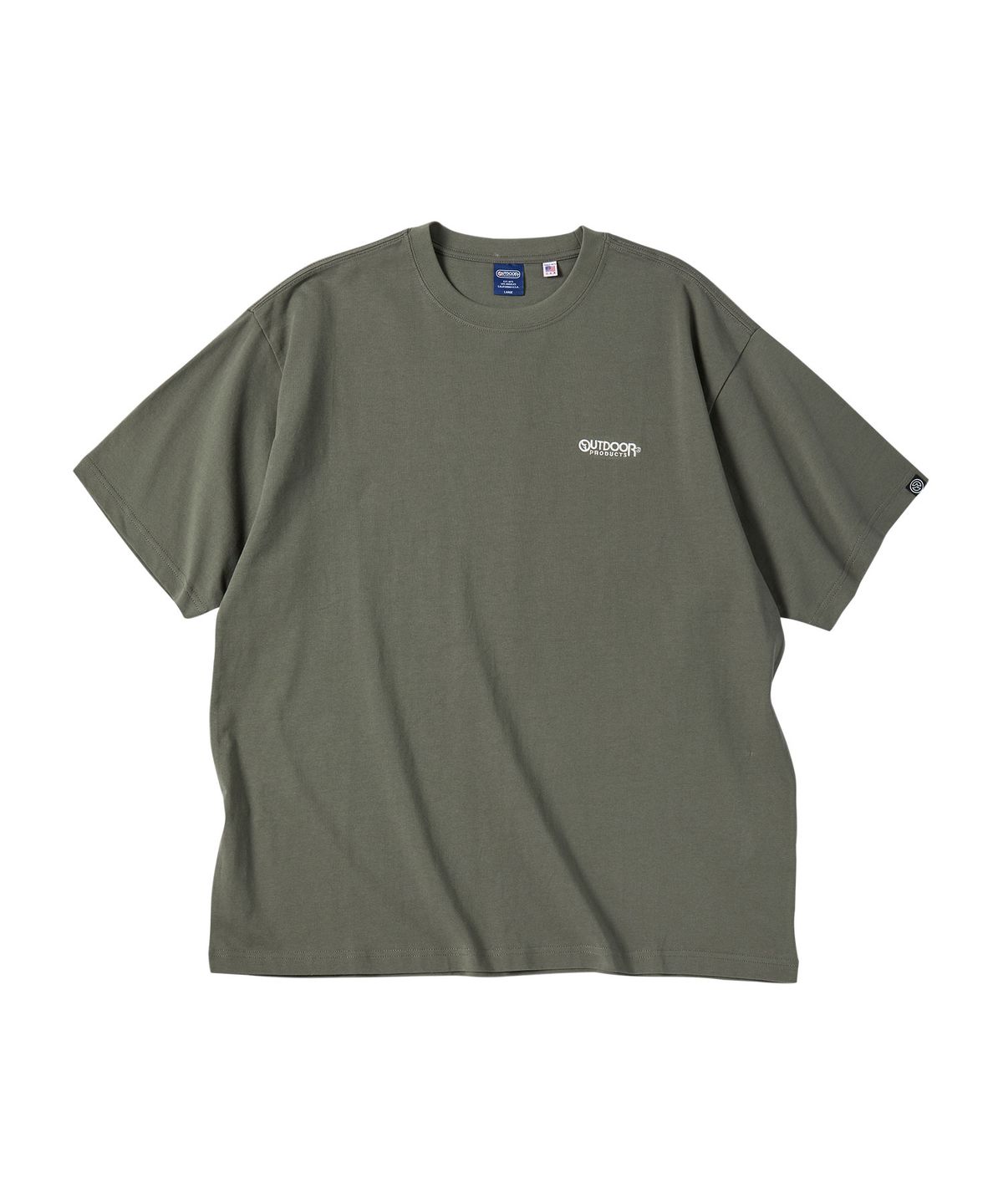 아웃도어 프로덕츠(OUTDOOR PRODUCTS) 러브 로고 티셔츠 (카키)