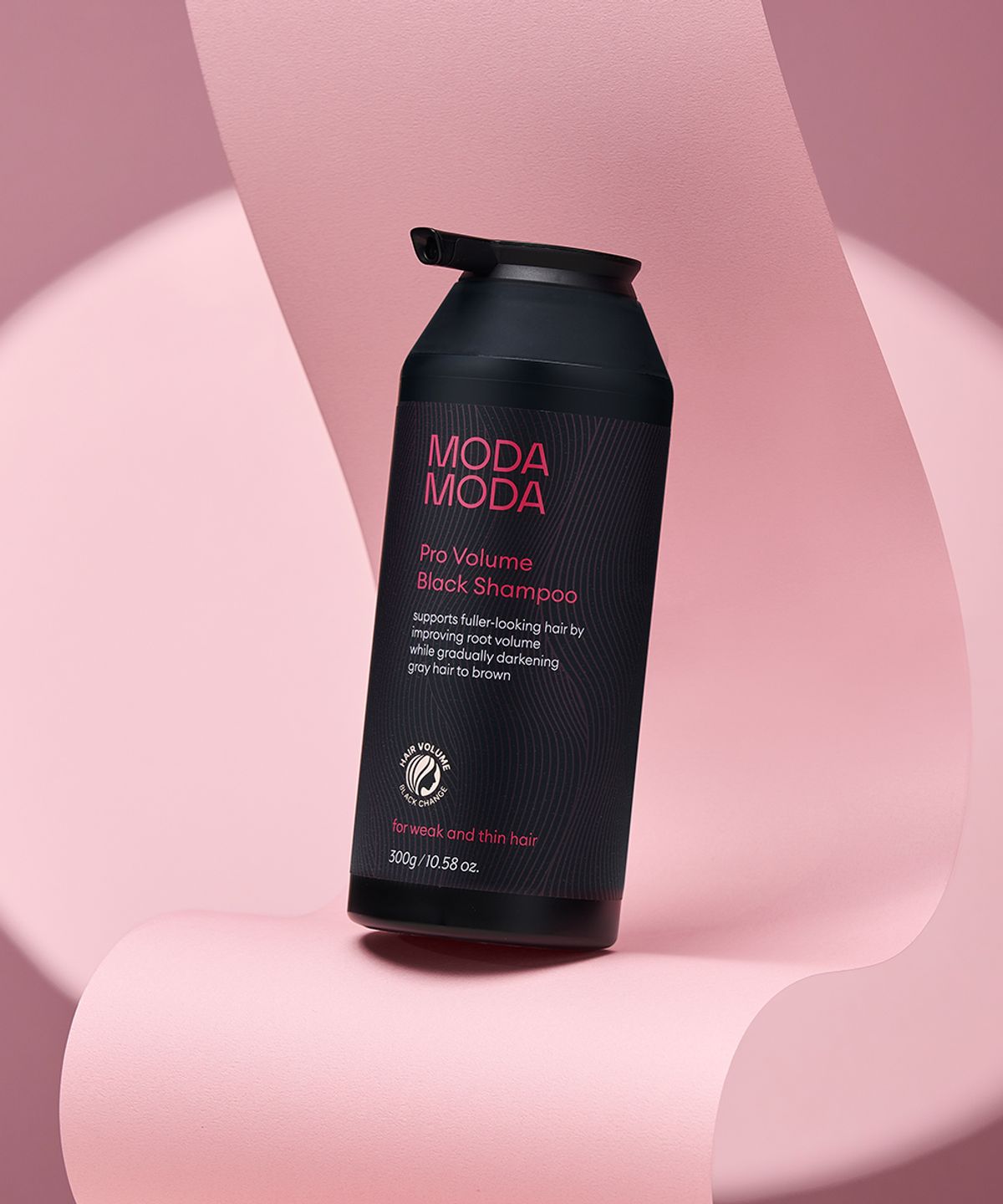 모다모다(MODAMODA) 프로 볼륨 블랙 샴푸 300g
