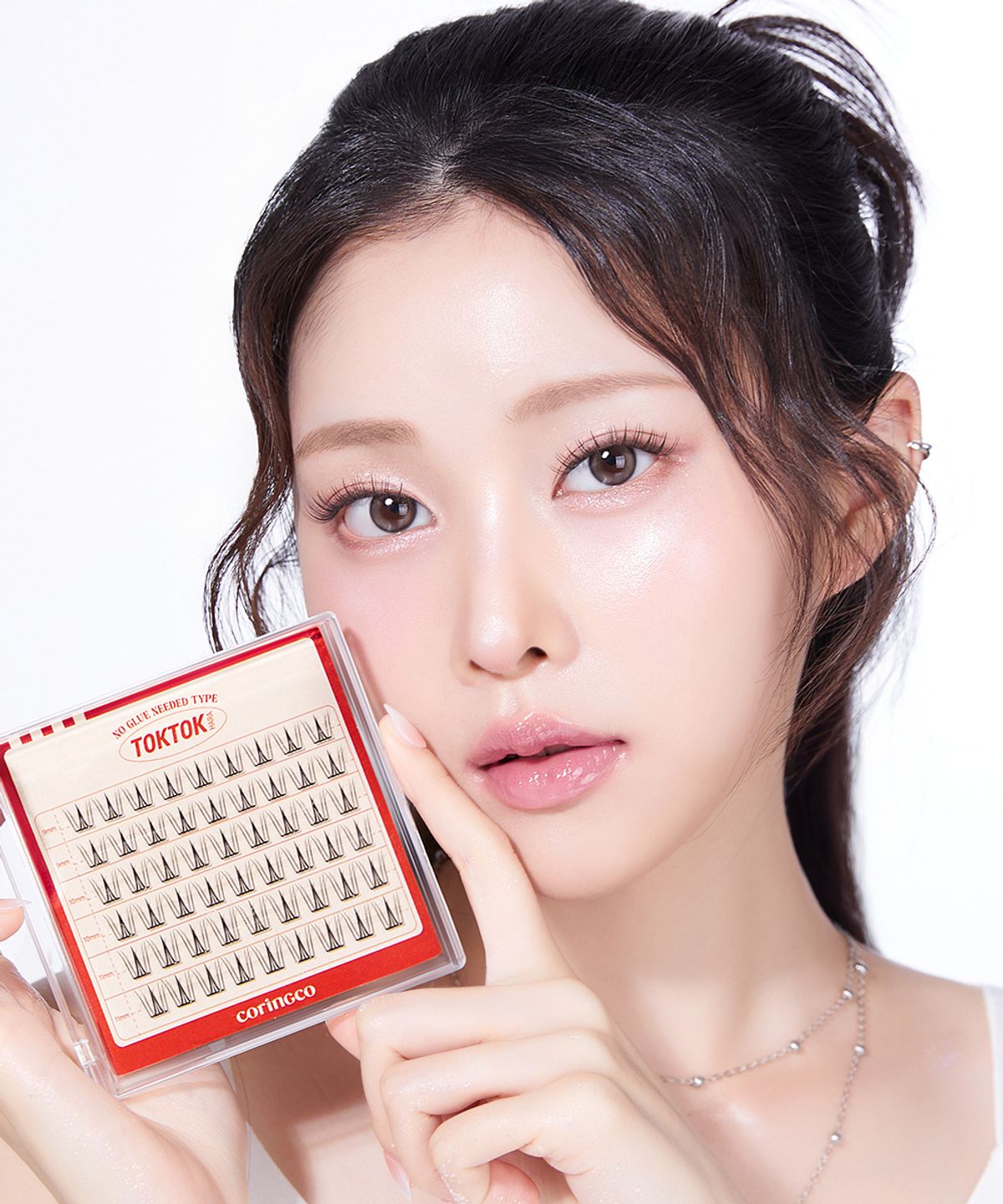코링코(CORINGCO) 톡톡하라 노글루 속눈썹 체리콕
