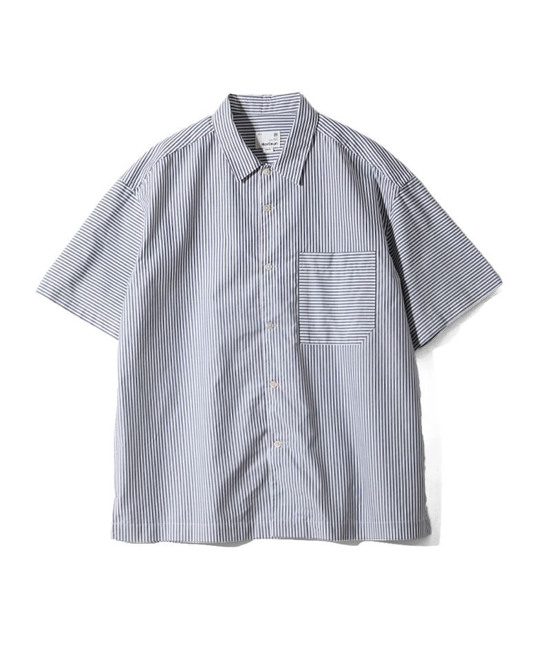 Joshua Reverse Stripe Shirt Navy