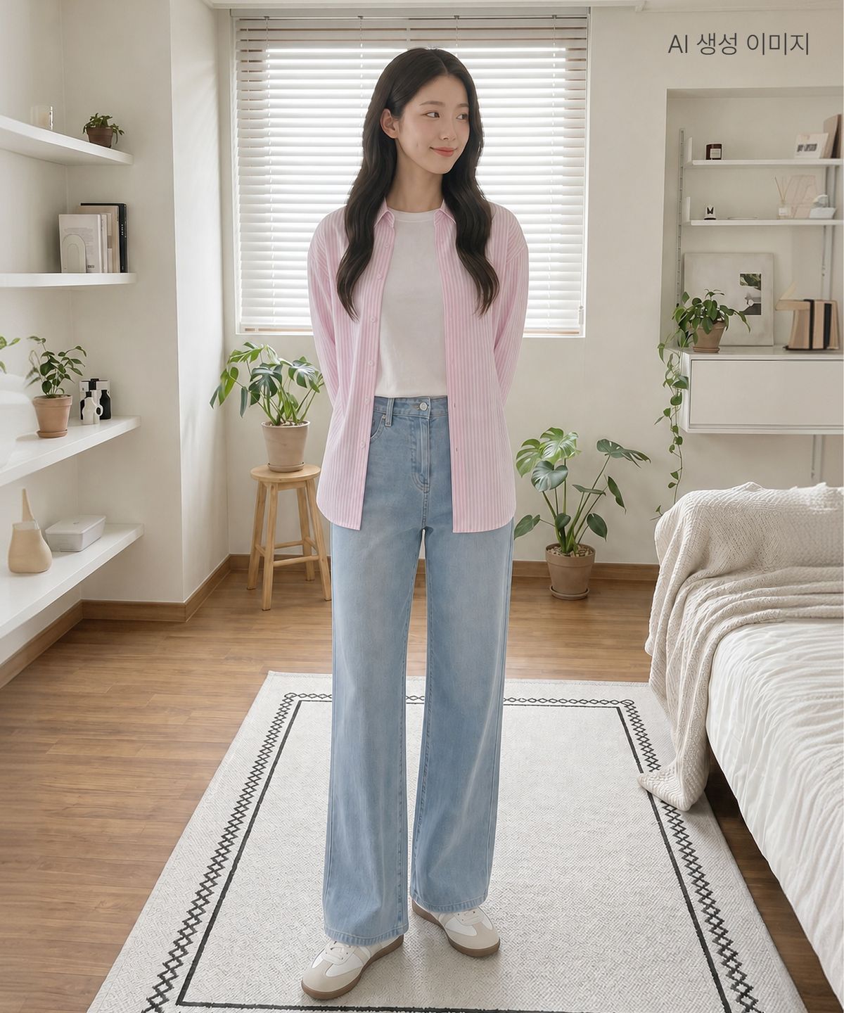 로엠(ROEM) 린넨 와이드 데님 (기본 ver.) RMTJG25G02