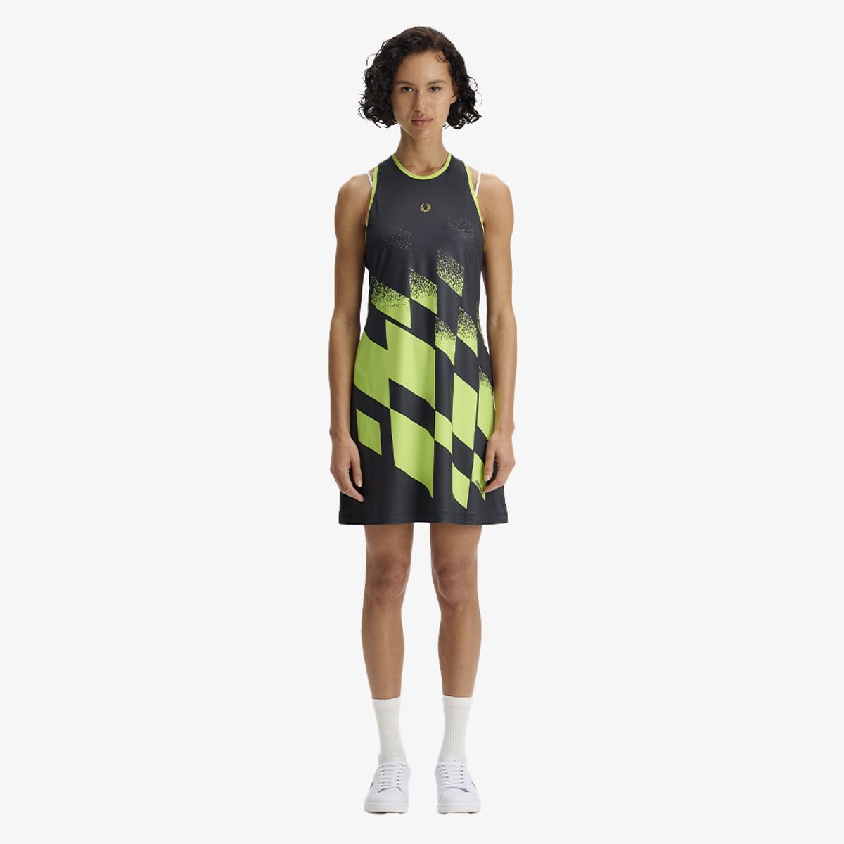 프레드페리(FRED PERRY) [Tennis] 테니스 프린트 드레스 - 앵커 그레이 AFPF2612184-297