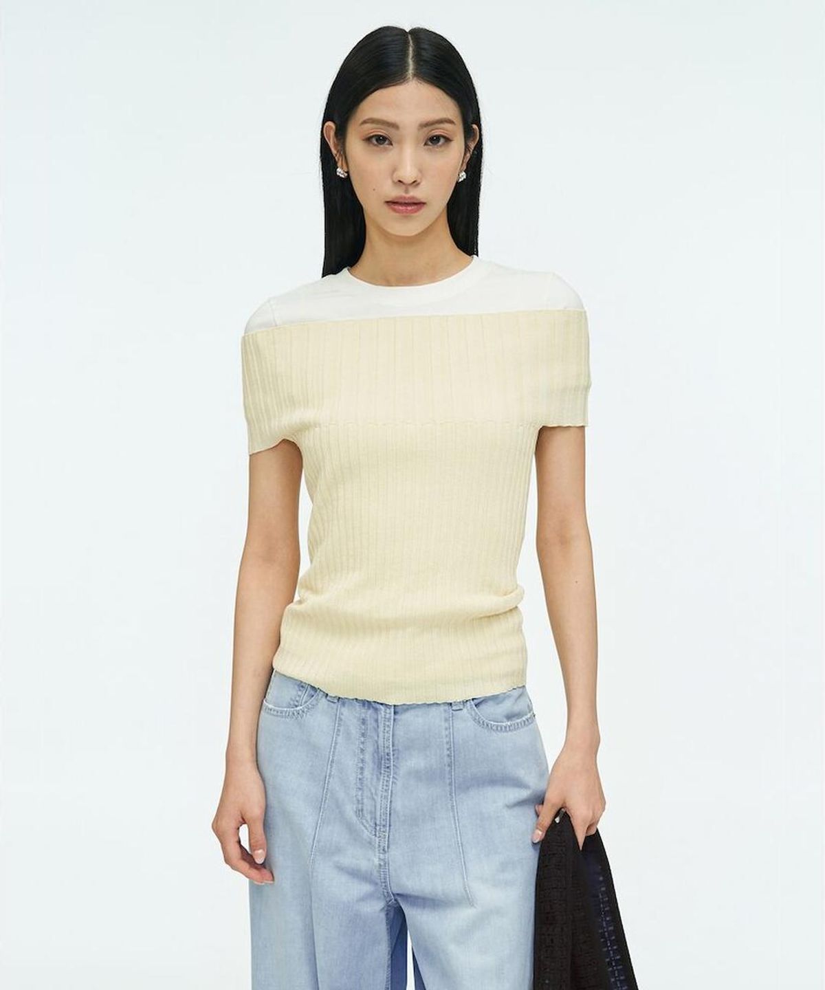 앙개(ANGGAE) Anggae Wide Pants  Sky Blue