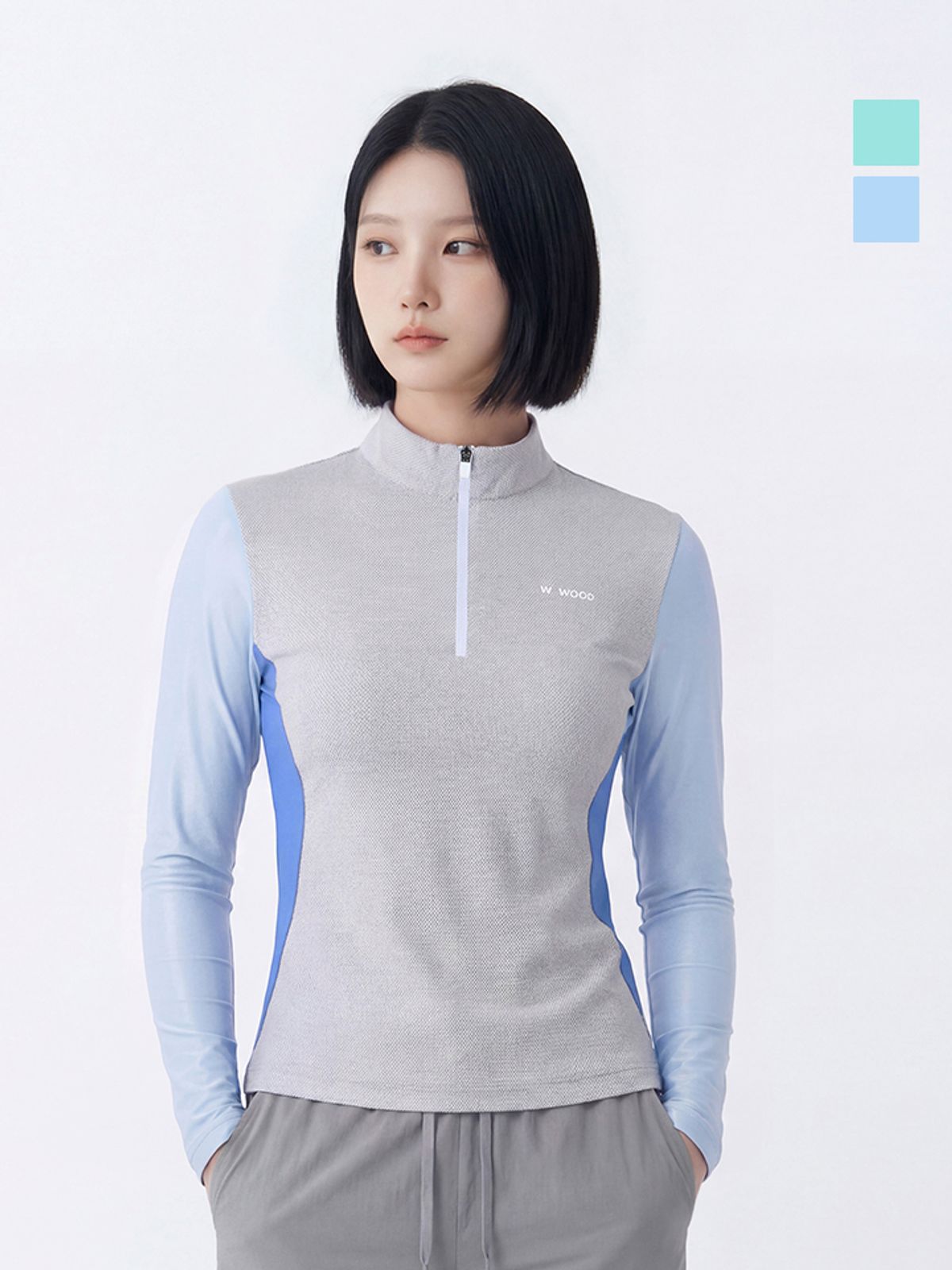 웨스트우드(WESTWOOD) 여성 아웃도어 긴팔 집티_WO2WTTS324