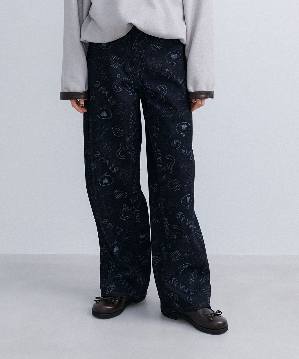 에핑글러(EPINGLER) SKETCHED DENIM - NAVY