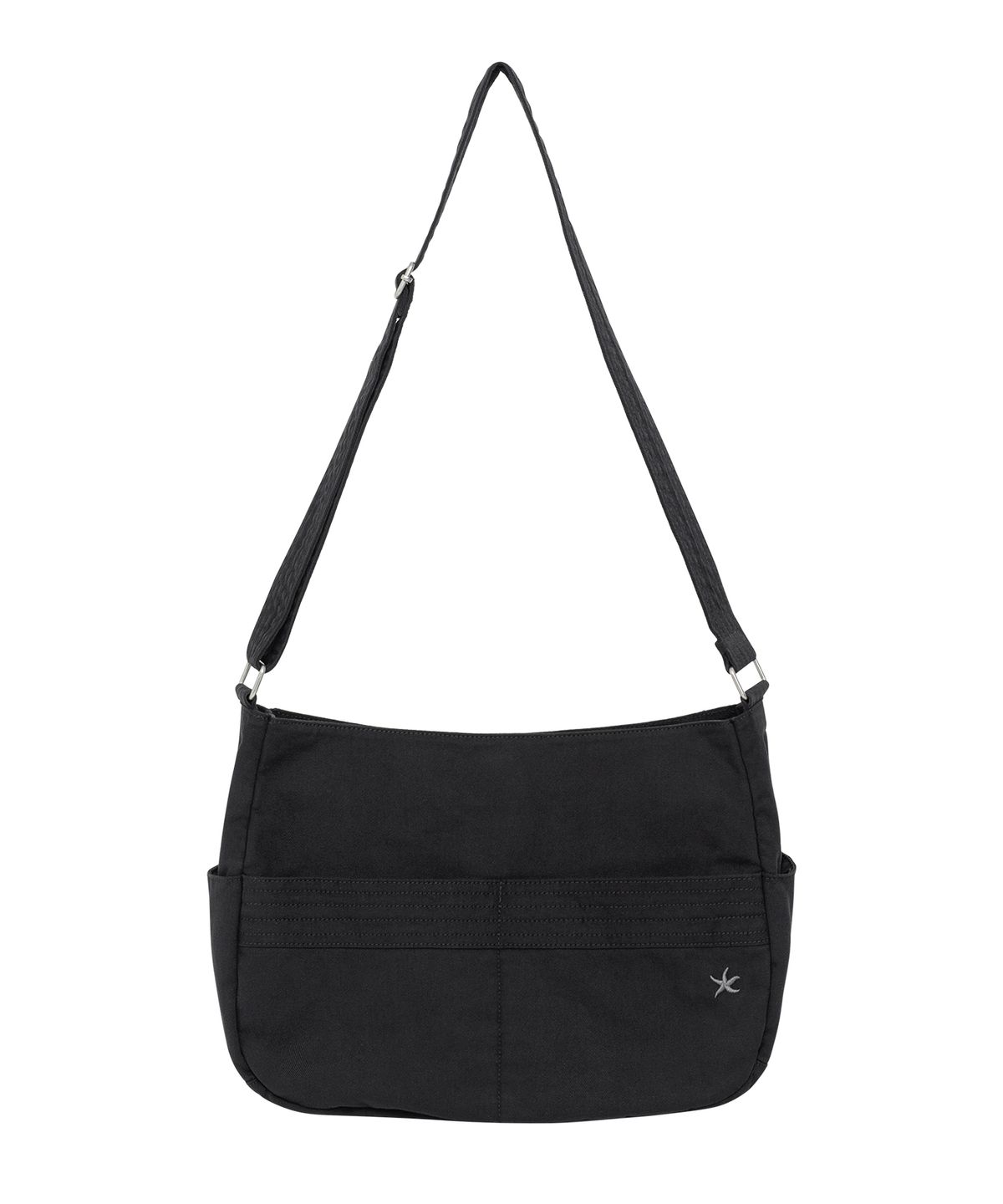 더콜디스트모먼트(THECOLDESTMOMENT) TCM stitch washed cross bag (black)