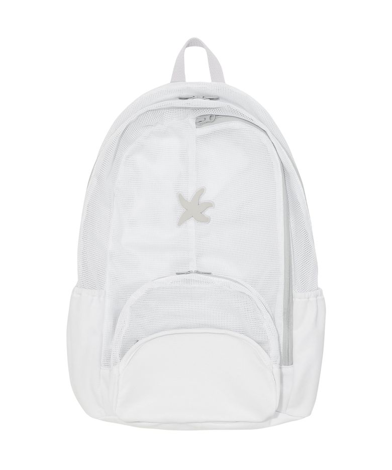 프리오픈더콜디스트모먼트TCM ice mesh backpack (white)