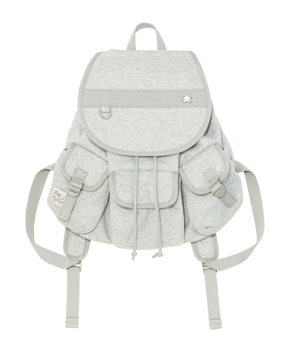 더콜디스트모먼트(THE COLDEST MOMENT) TCM 3 pocket sweat backpack (melange grey)
