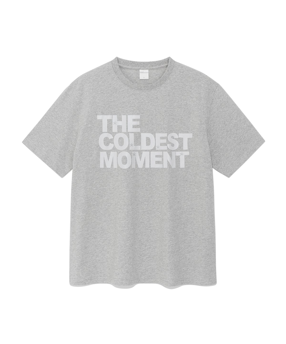 더콜디스트모먼트(THE COLDEST MOMENT) TCM logo type T (melange grey)