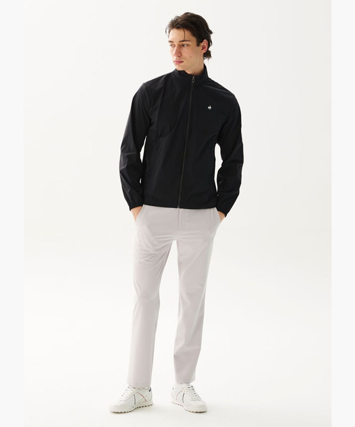 르꼬끄 골프(LECOQ GOLF) 남성 슬림핏 에센셜 팬츠 _LGRY GR121MPT32
