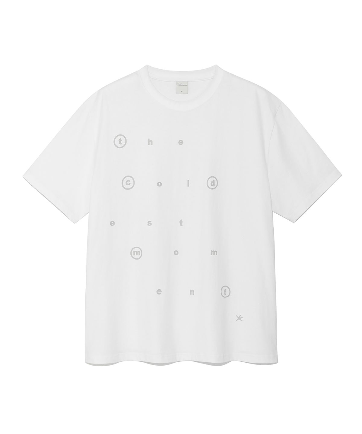 더콜디스트모먼트(THE COLDEST MOMENT) TCM alphabet T (white)