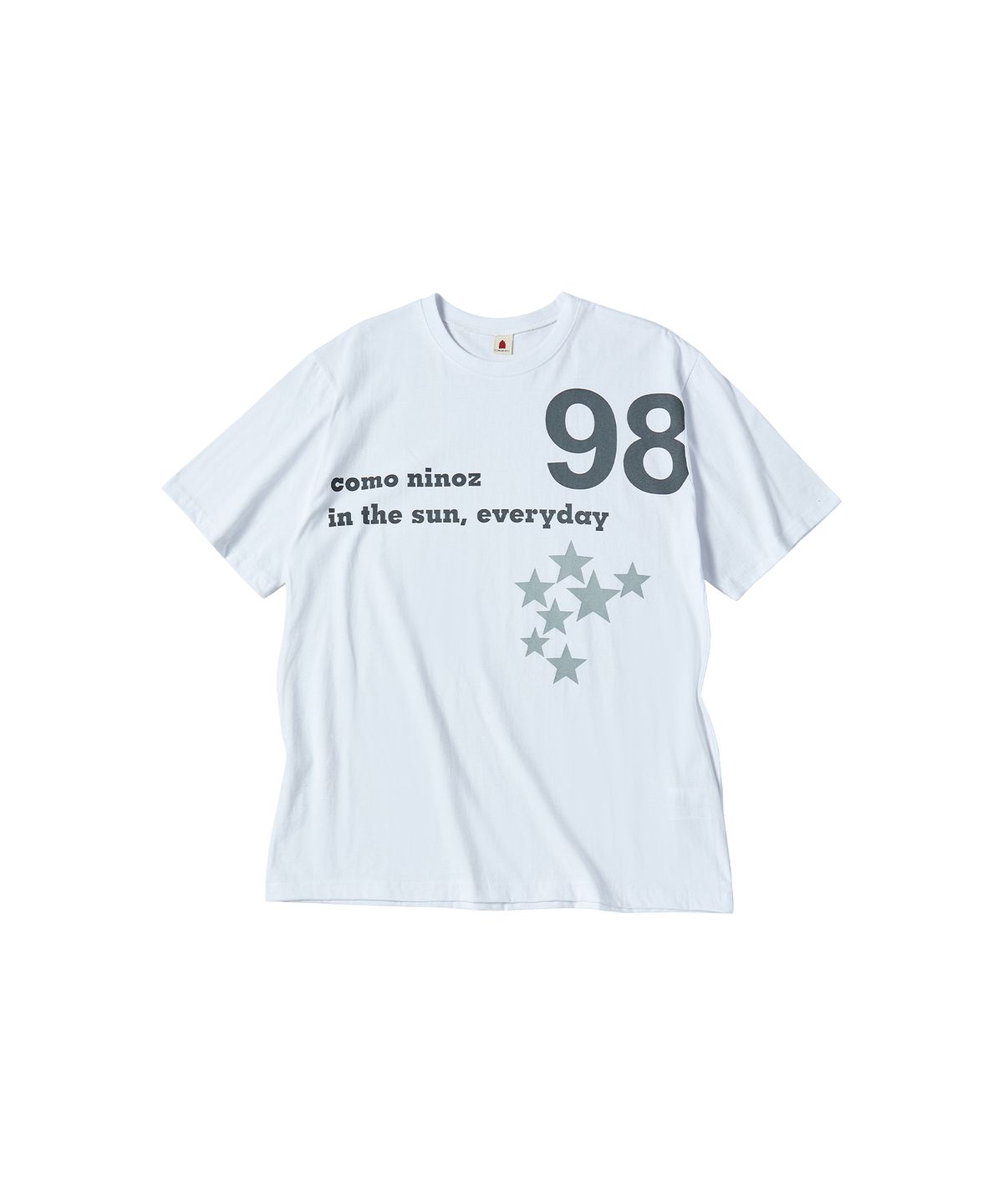 꼬모니노즈(COMONINOZ) NINOZ SUN GRAPHIC T-SHIRT [WHITE]