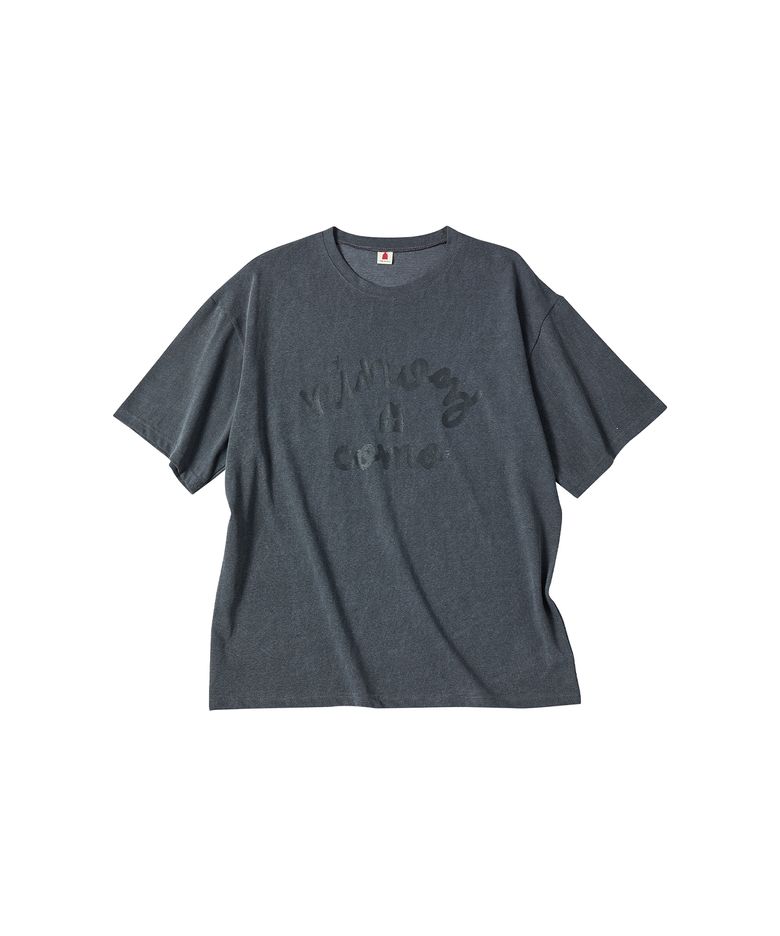 COMO PIGMENT T-SHIRT [DEEP GRAY]