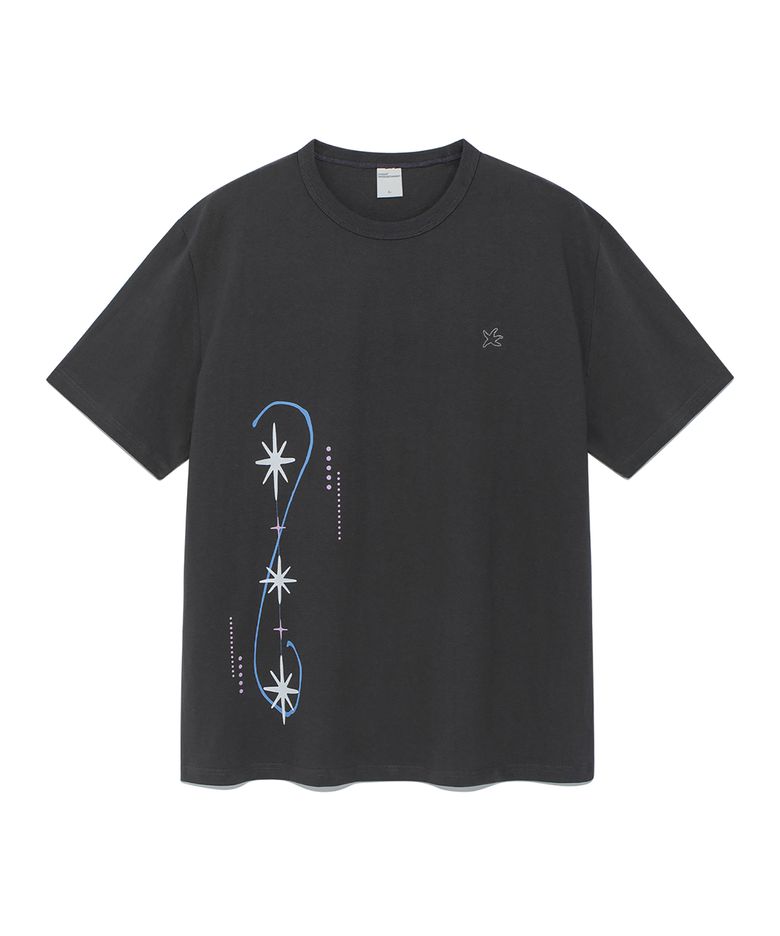 TCM kirakira T (charcoal)