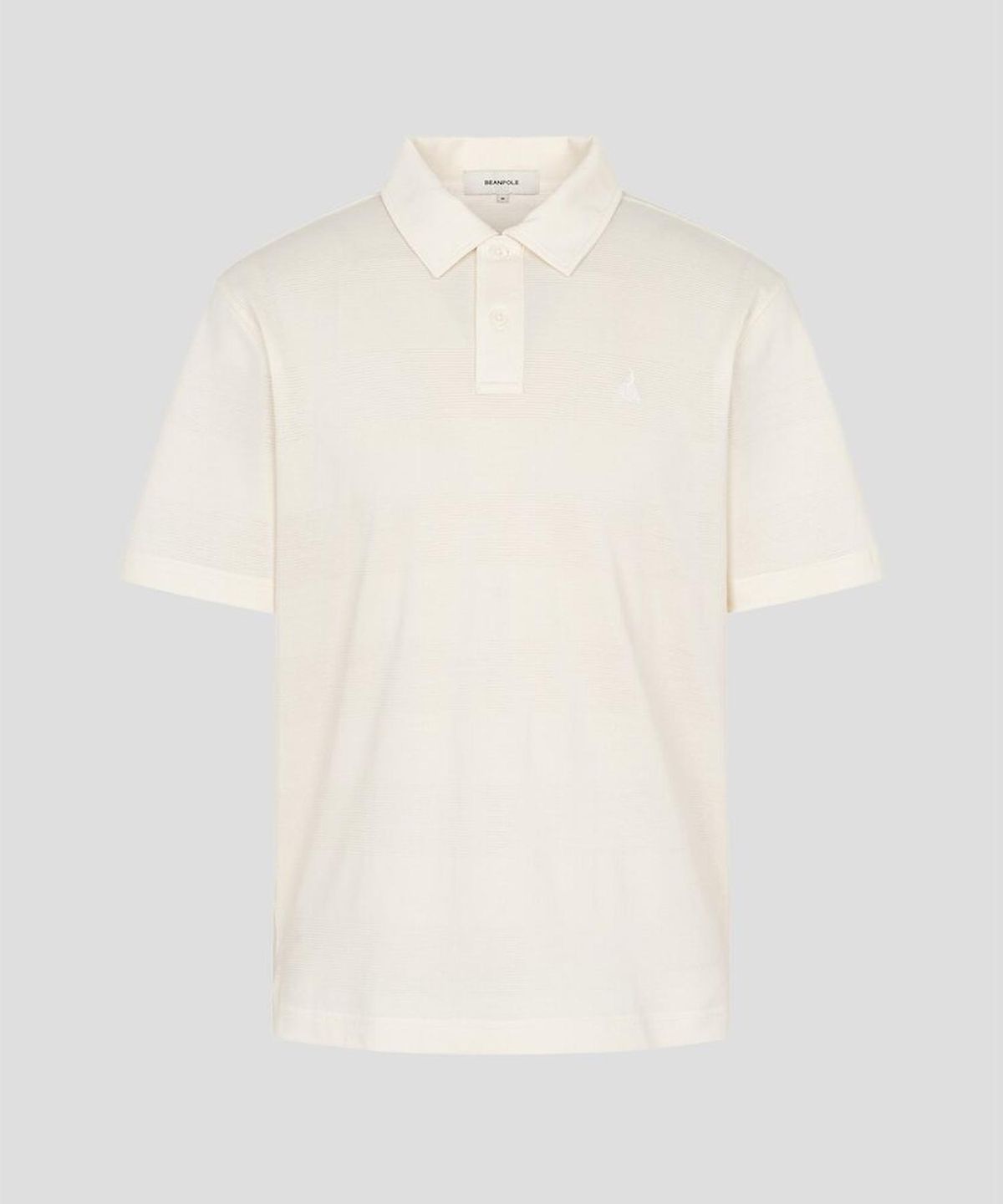 빈폴 멘(BEANPOLE MEN) 텍스처 톤온톤 스트라이프 티셔츠  아이보리
