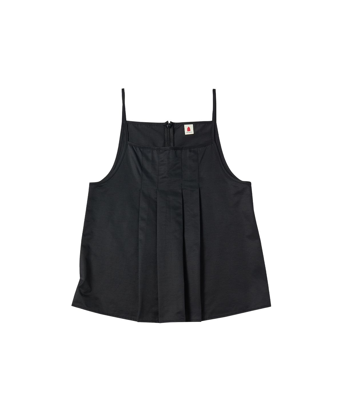 꼬모니노즈(COMONINOZ) W PINTUCK SLEEVELESS [BLACK]