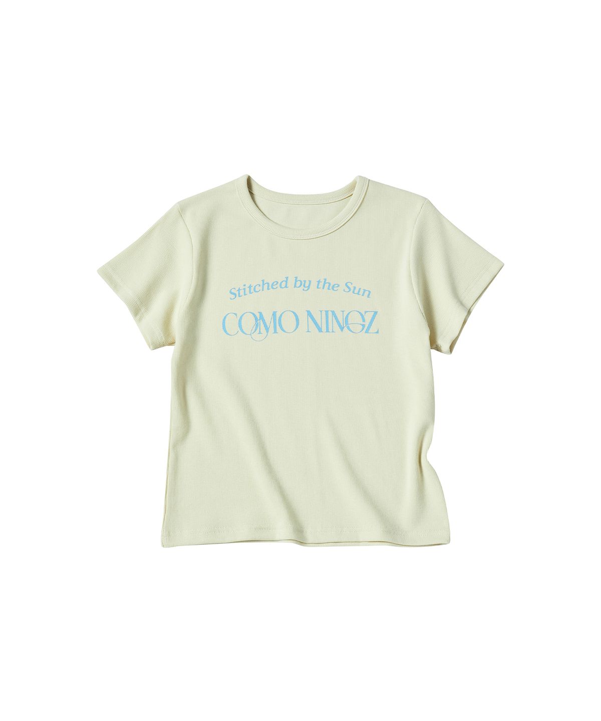 꼬모니노즈(COMONINOZ) W GRAPHIC GOLGI T-SHIRT [YELLOW]