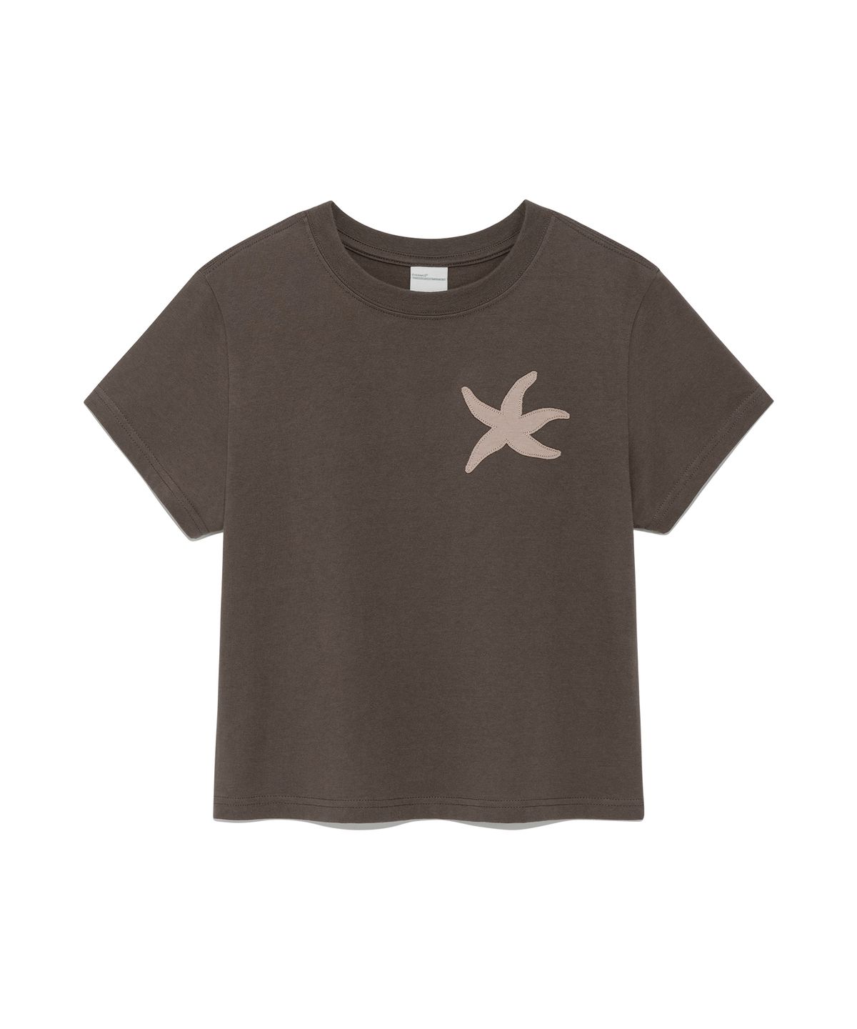 더콜디스트모먼트(THE COLDEST MOMENT) (w) TCM vintage starfish crop T (brown)