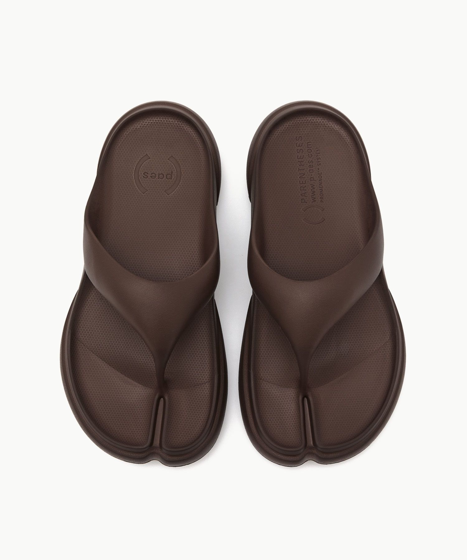 MUSINSA | PAES Flipflop 02 / Brown