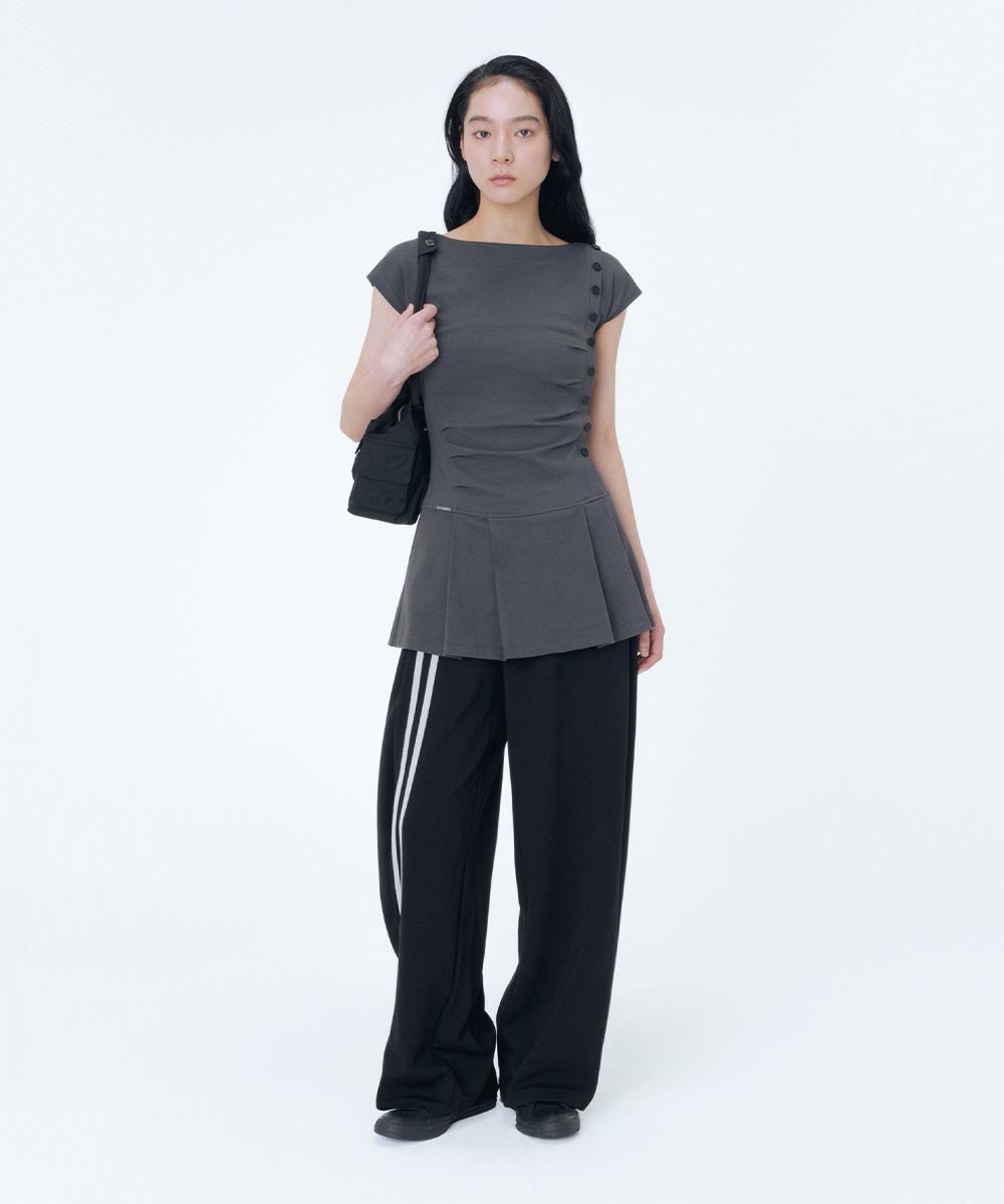 Miseki Seoul pants パンツ　ブラック MISEKI SEOUL (ミセキ ソウル) - パンツ | MUSINSA 公式