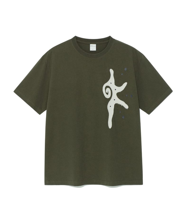 TCM sun patch T (khaki)