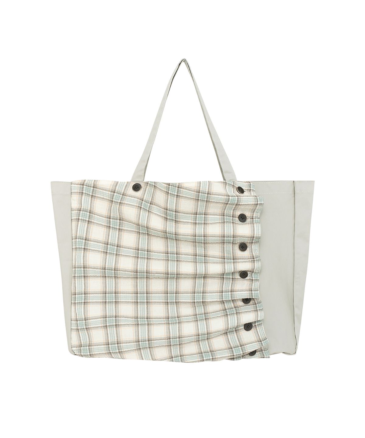 더콜디스트모먼트(THE COLDEST MOMENT) TCM 2way check pintuck bag (mint)
