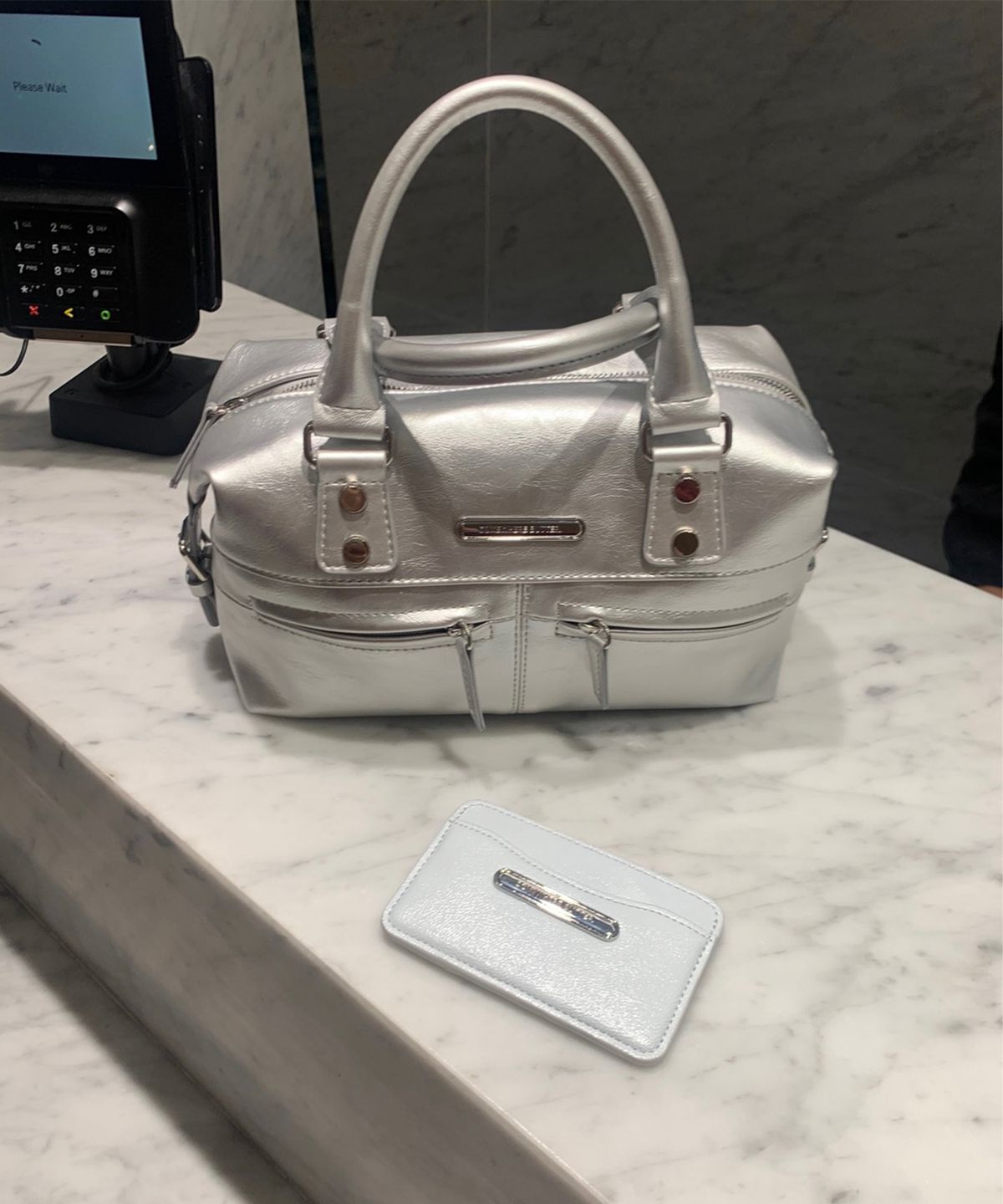 썸웨어버터(SOMEWHEREBUTTER) Mini Alto Bag - Silver