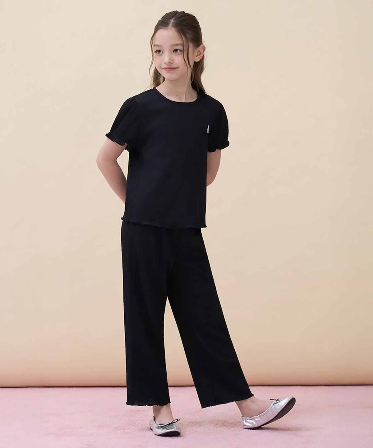 빈폴 키즈(BEANPOLE KIDS) 핫썸머 차르르 주름지 투피스  블랙 (BI6471G015)