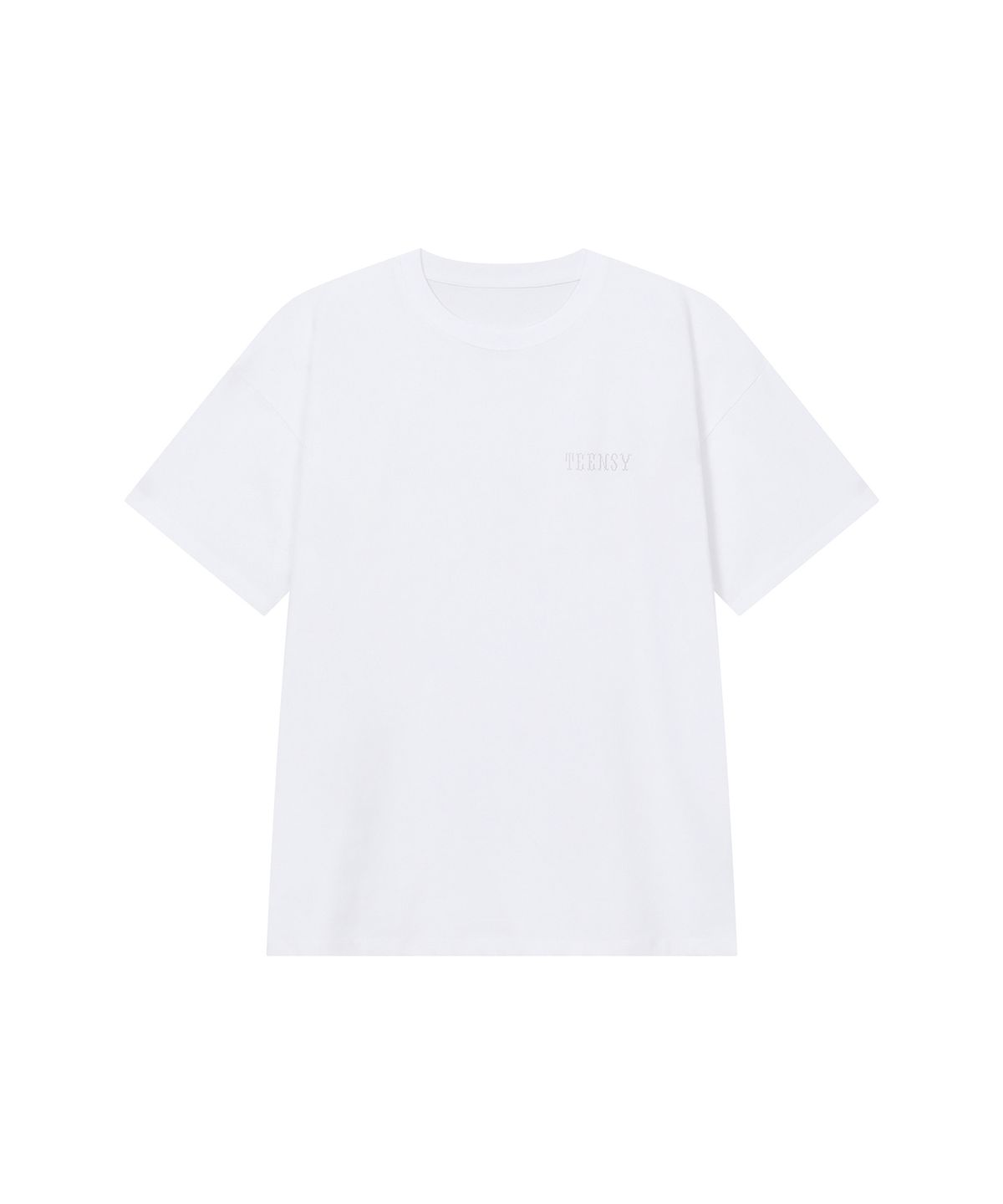 틴시(TEENSY) 듀얼 로고 박스 티 (아이보리)