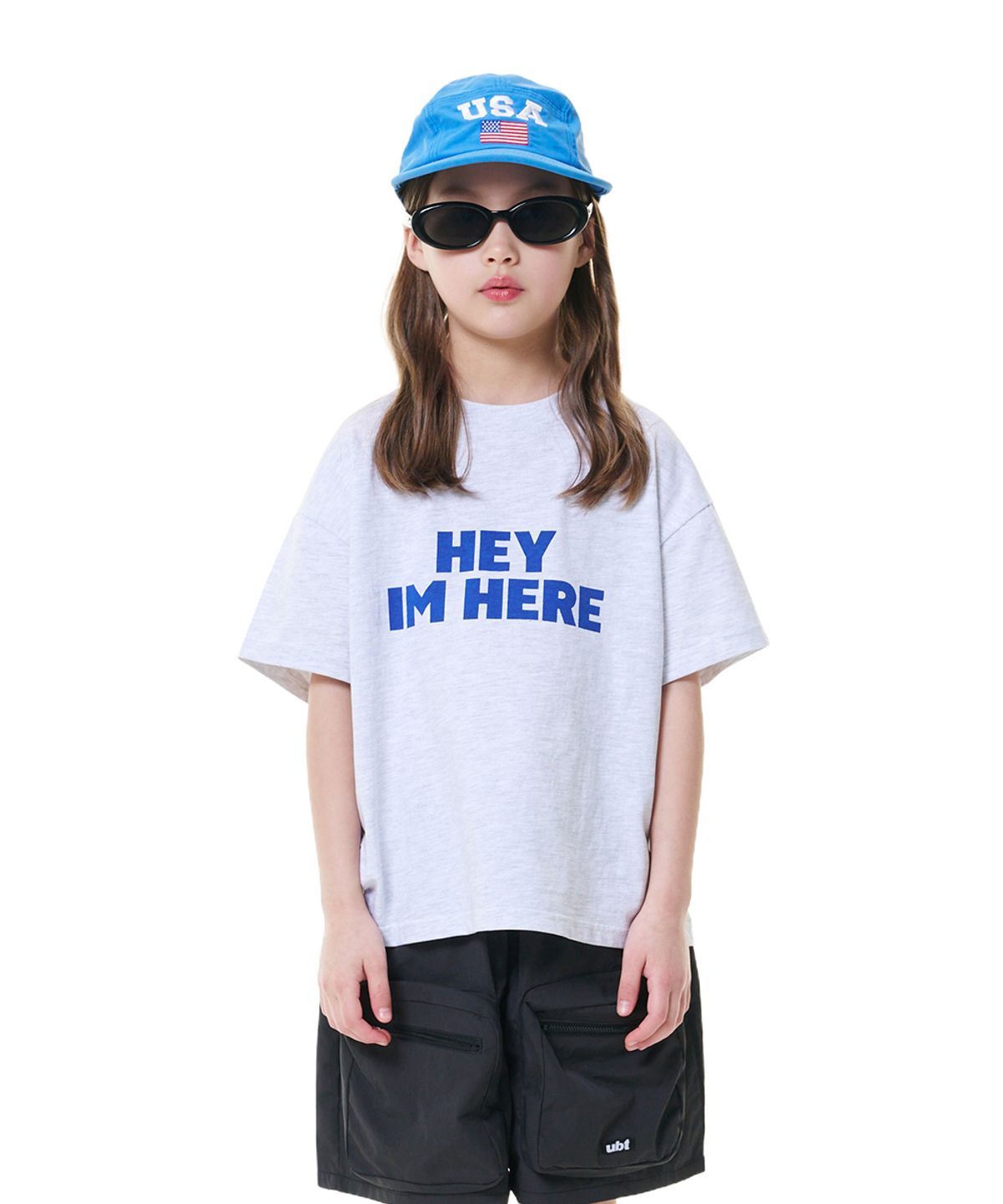 런레빗(RUNRABBIT) Cloudy HEY Tshirt