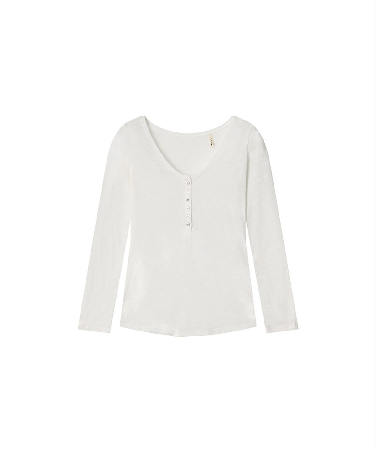 콜로신스(COLOCYNTH) Shell Button Top White